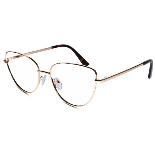 Gold Cateye Eyeglasses For Women