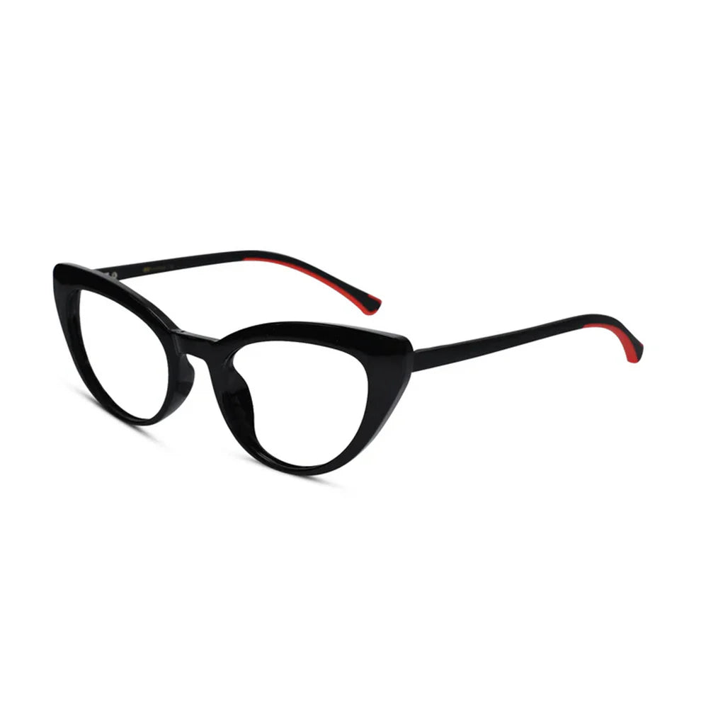 Vintage Crystal Purple Cat eye Eyeglasses