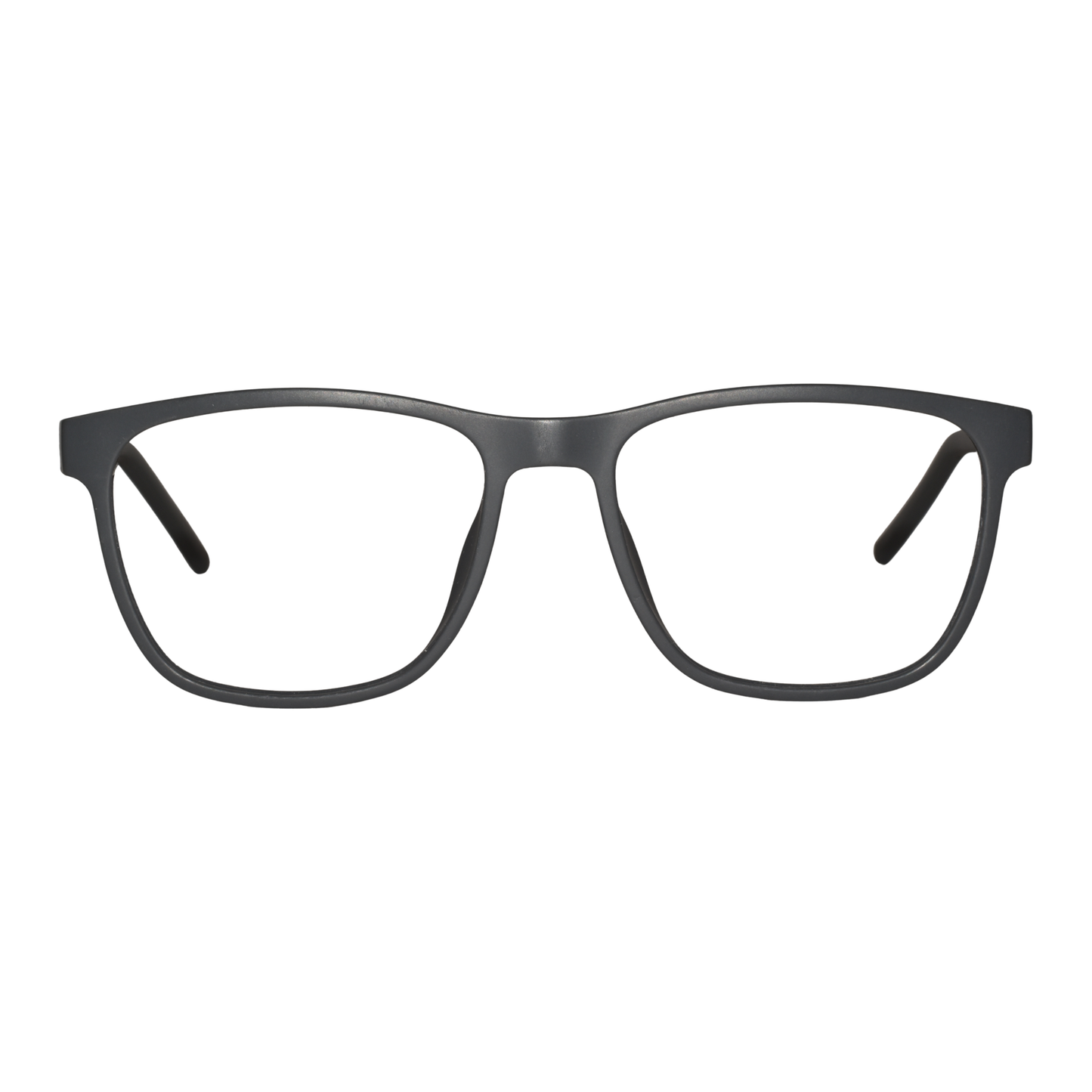 Matt Grey Rectangle Eyeglasses & Computer Glasses