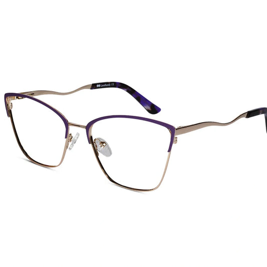 Cateye purple Color Eyeglasses For Women
