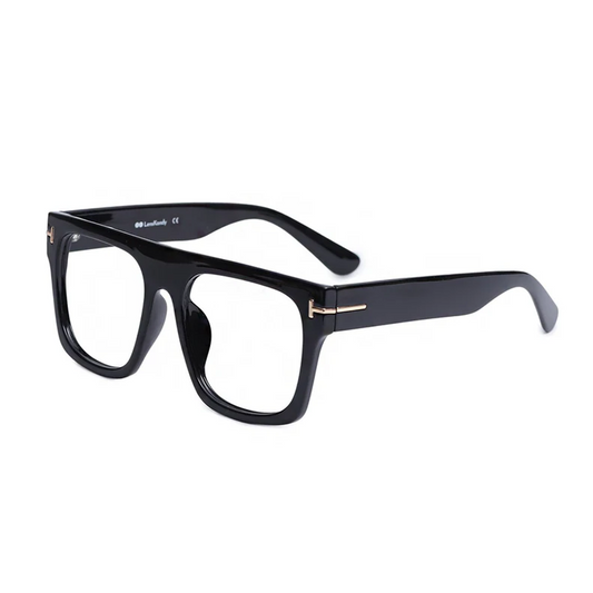 Bold Designer Wayfarer Black Full Rim Eyeglasses