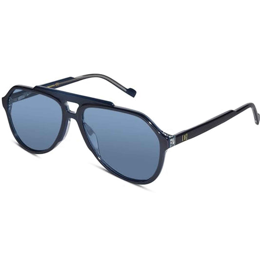 Luxury Black-blue sunglass Aviator Shape For Men