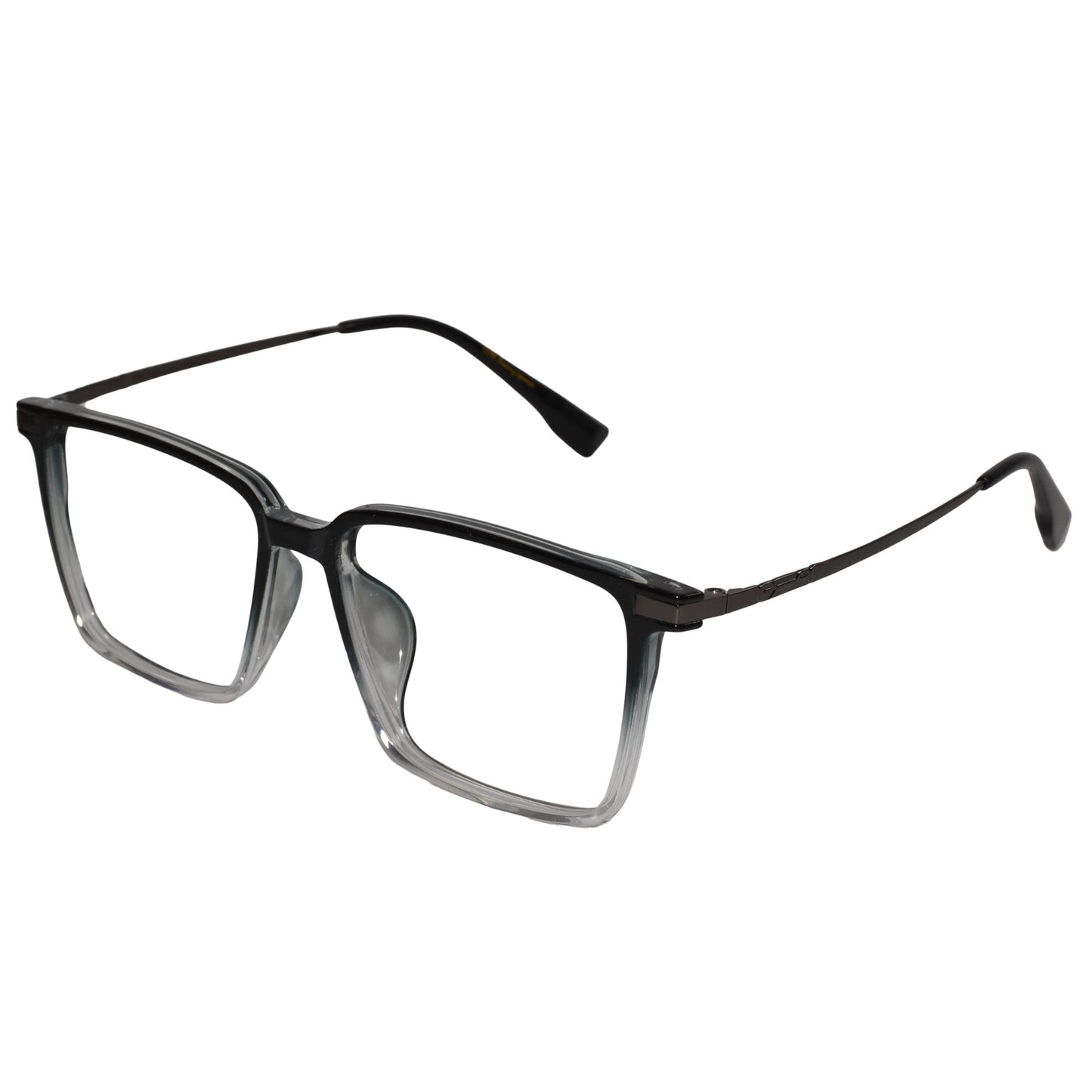 Dual-Tone Rectangular Eyeglasses For Men
