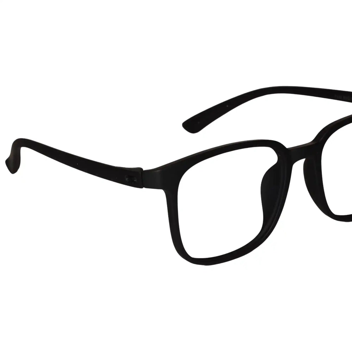 Transparent Grey Square Eyeglasses For Men & Women