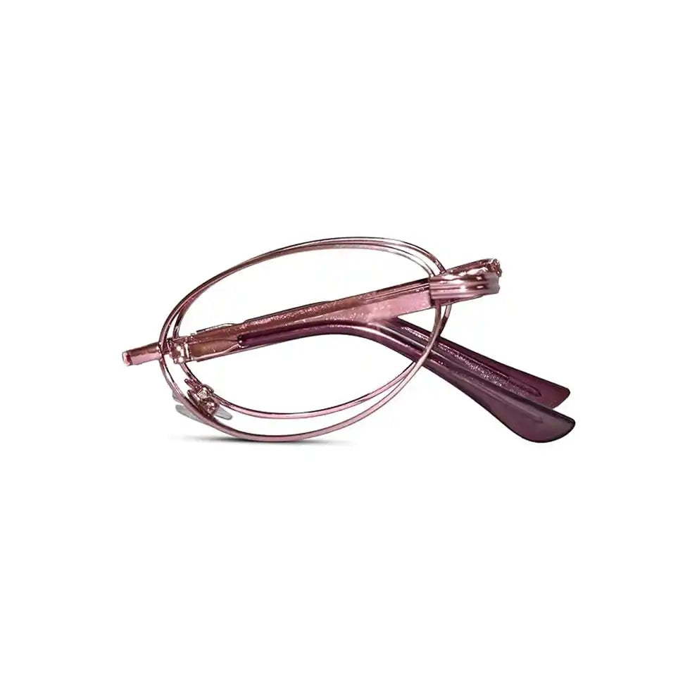 Foldable Purple Full Rim Reading Glasses For Women | SRG12