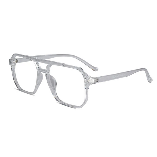 Crystal Transparent Marshall  Full Rim Eyeglasses