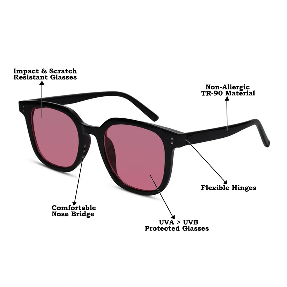 Wayfarer Green Tint Sunglasses For Men & Women