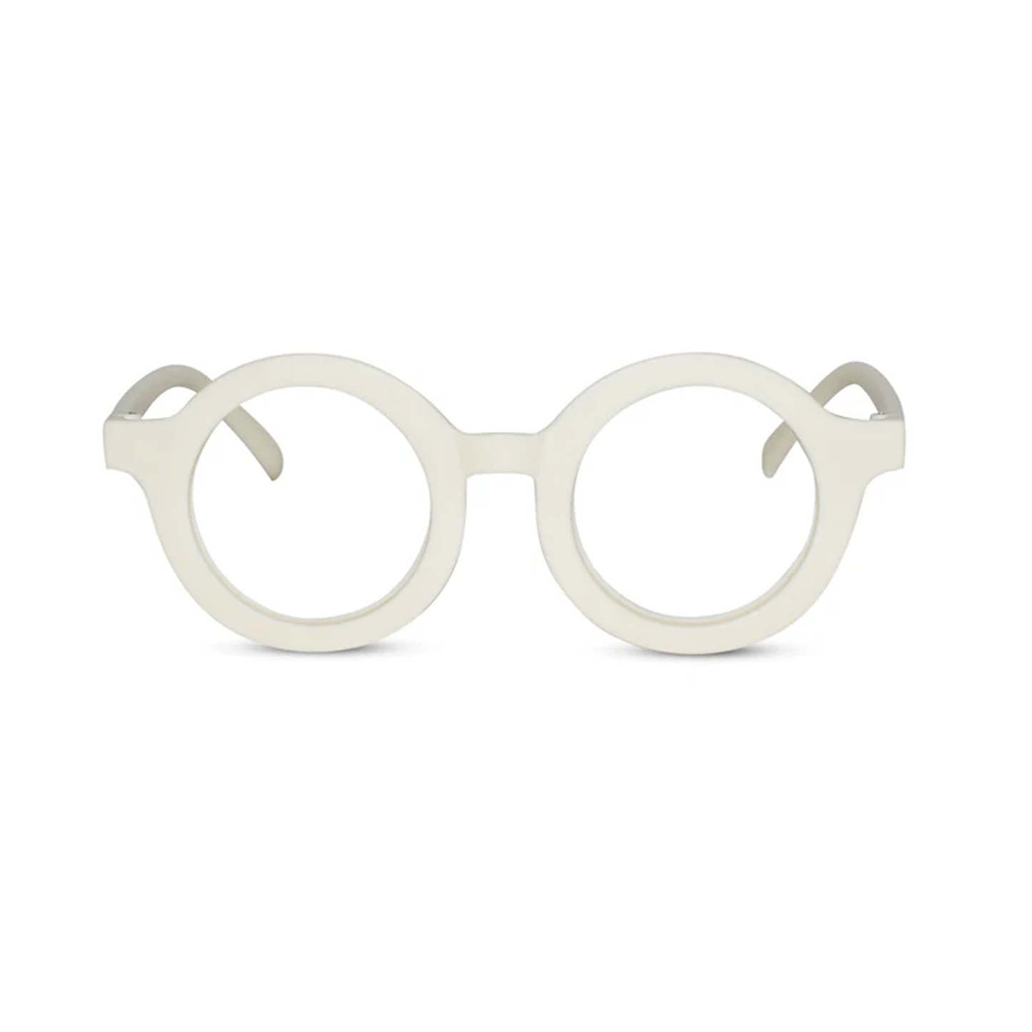 Round shape White Color Eyeglasses for Kids