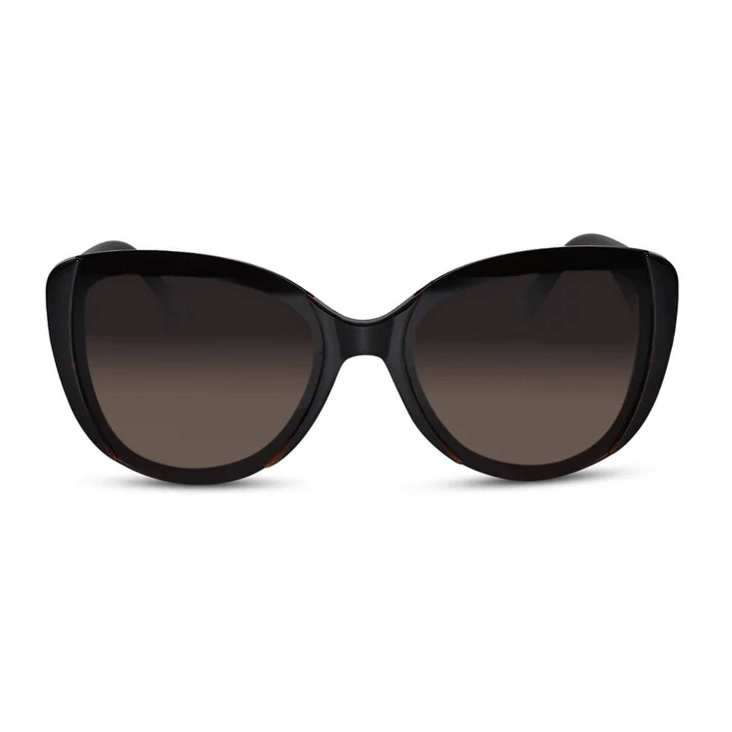 Brown Oversize Cat eye  Sunglasses For Women