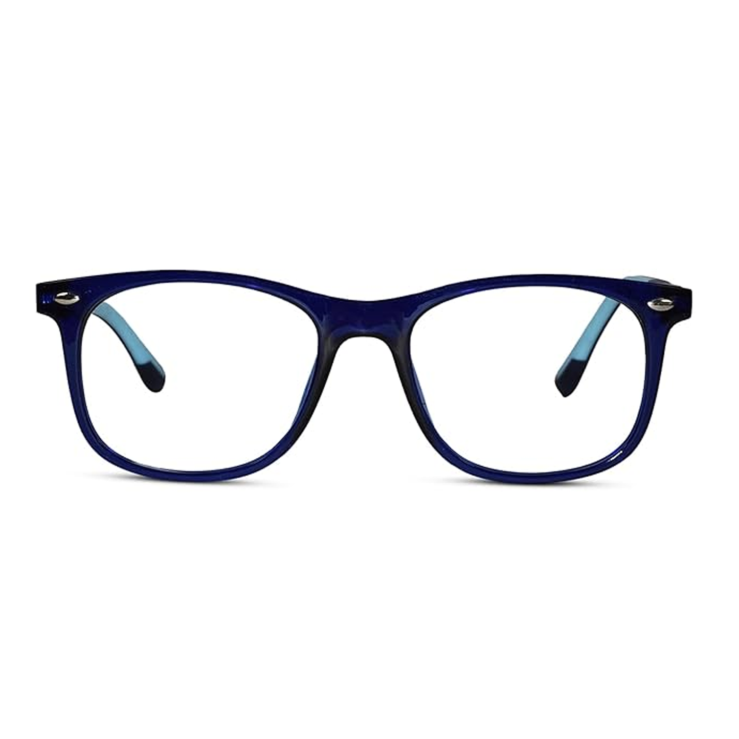 Rectangular Blue Eyeglasses For Kids