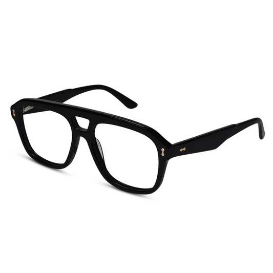 Black Oversize Rectangular For Men