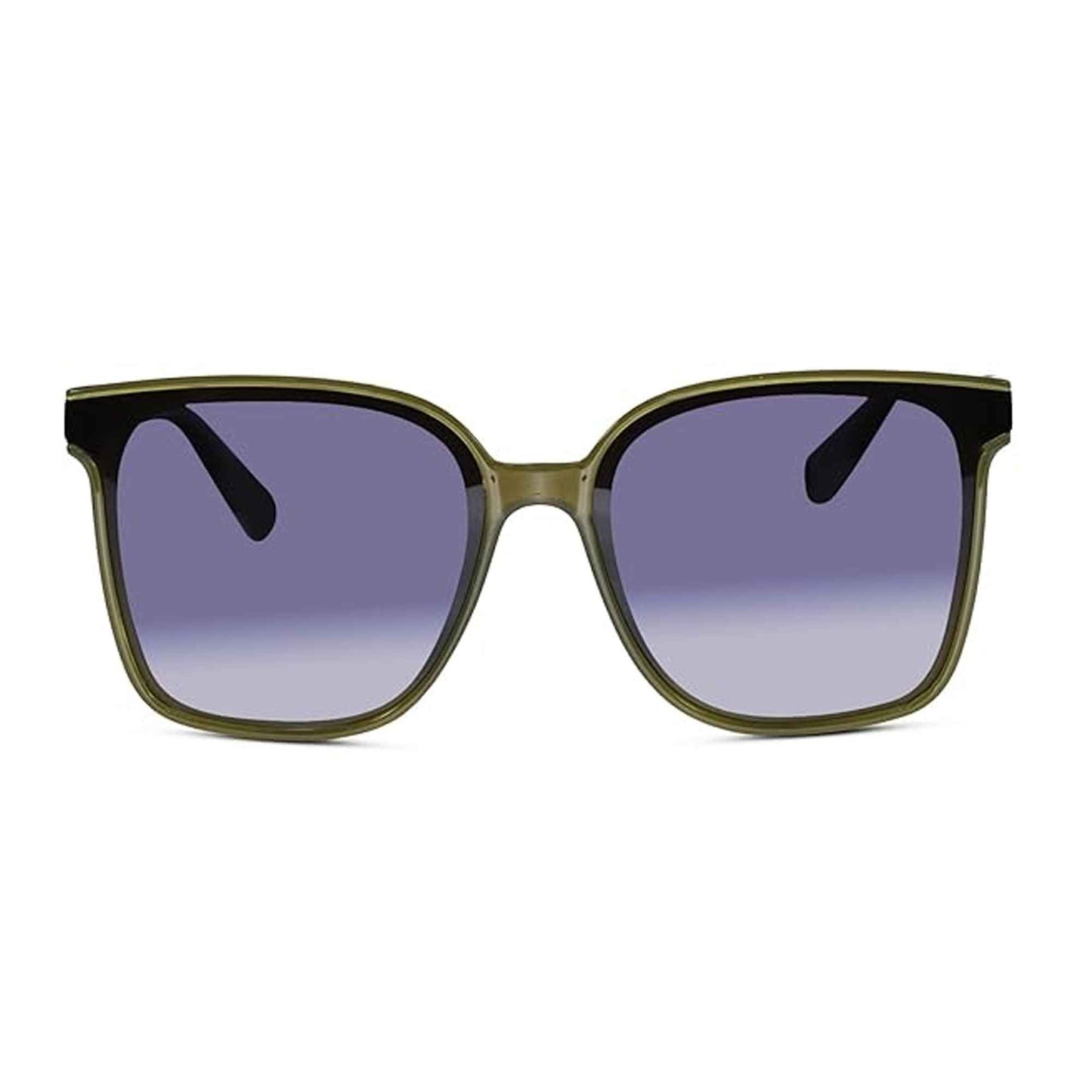 Luxury Green Square sunglasses For Women