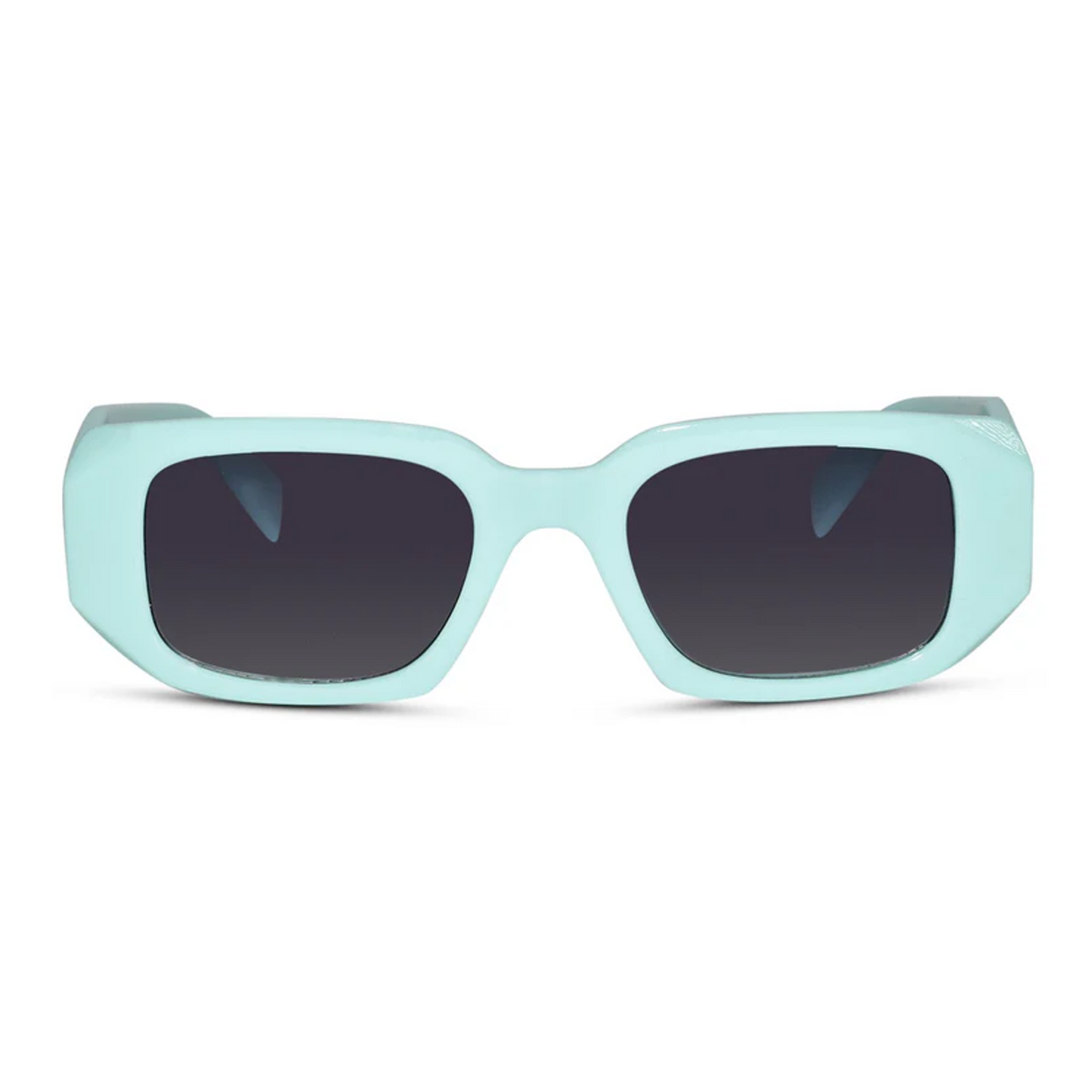 Designer Rectangle kids Green Sunglasses