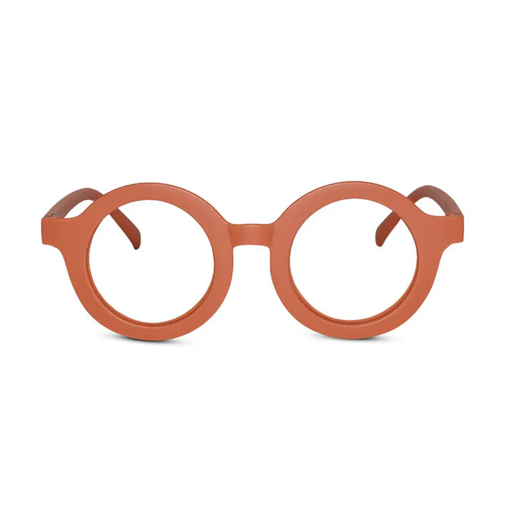 Round Shape White Color Eyeglasses For Kids