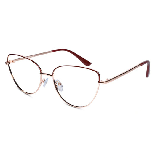 Vintage  Rose Gold Cat Eye Computer Glasses
