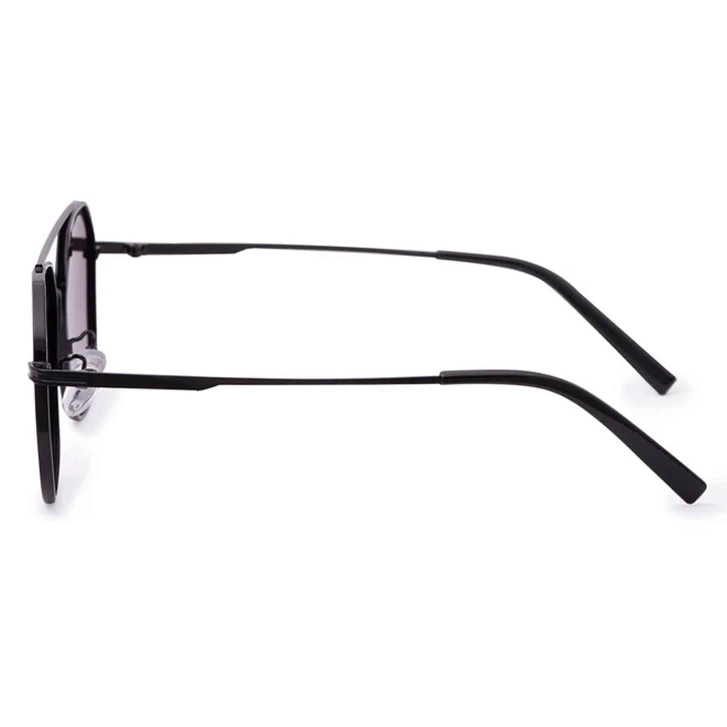Vintage Black hexagonal Sunglasses For Men