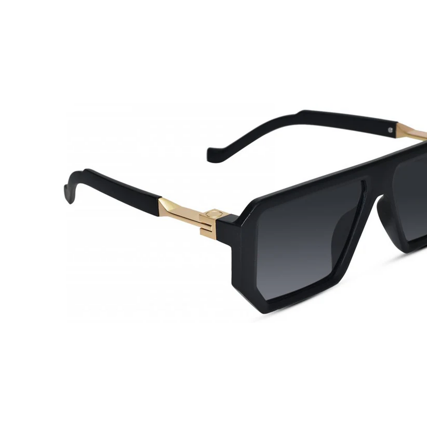 Designer Retro Black Sunglasses For Men