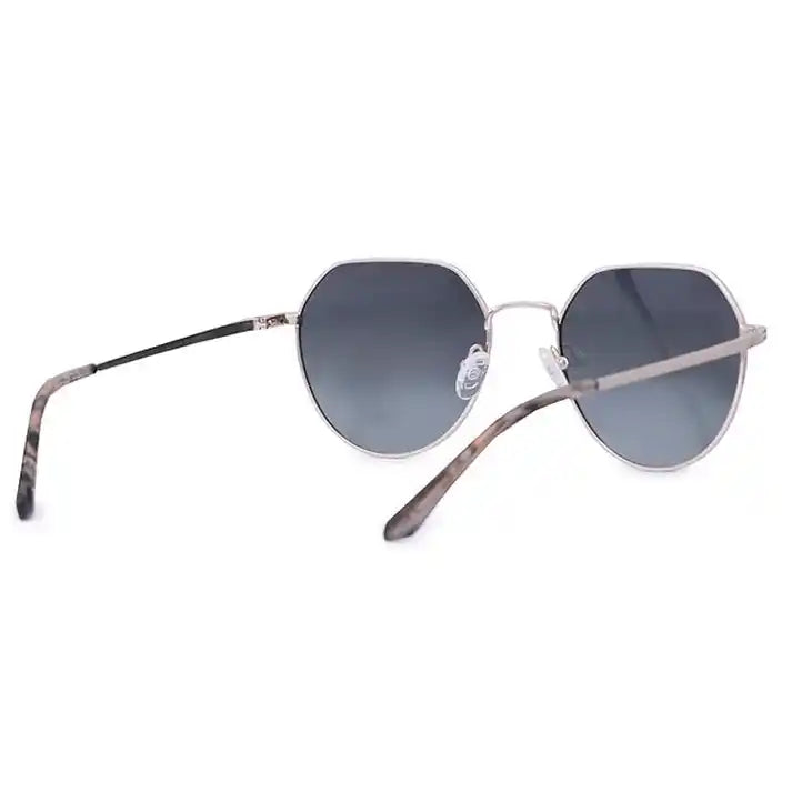 Luxury Sliver-Black Hexagonal sunglass For Men & Women