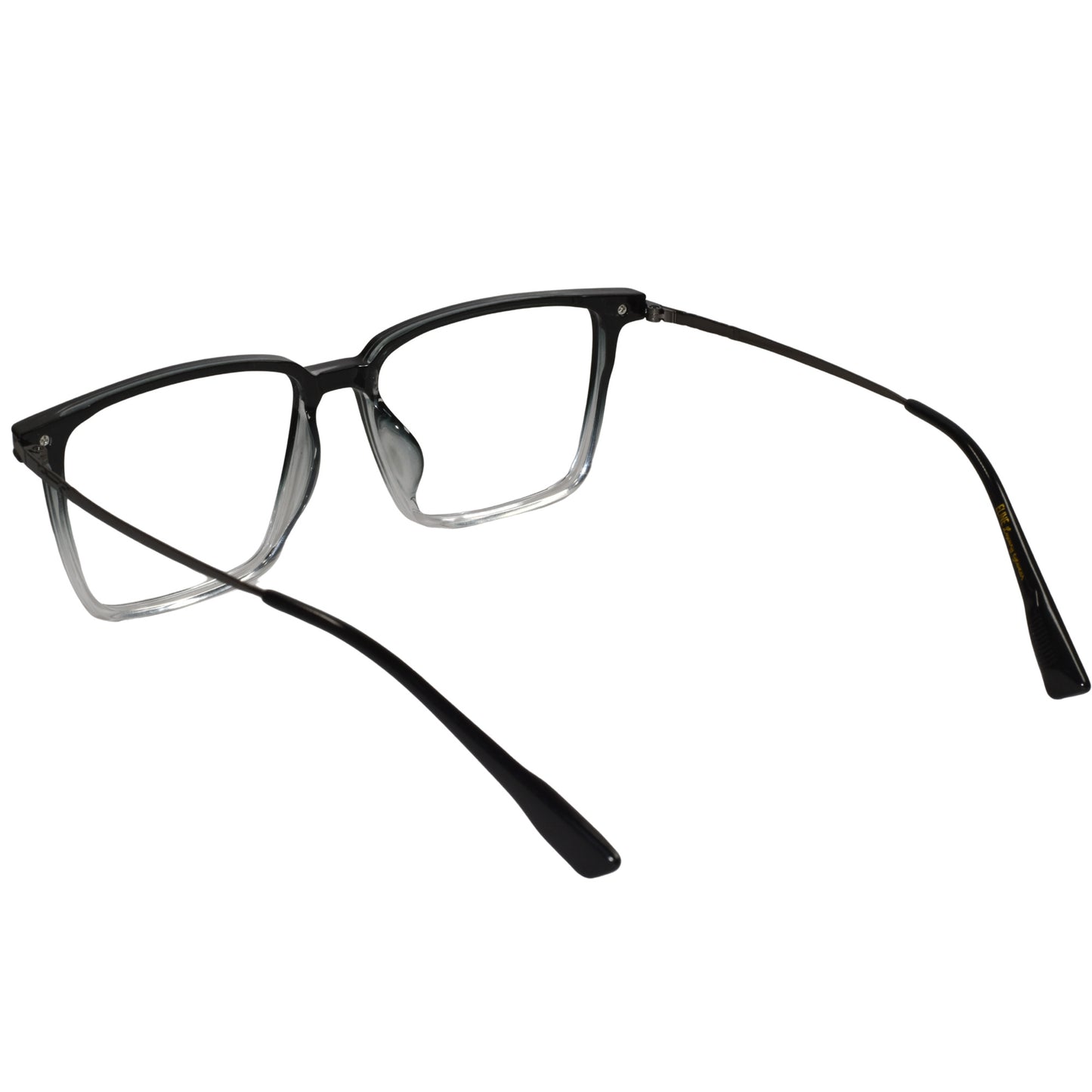Dual-Tone Rectangular Eyeglasses For Men