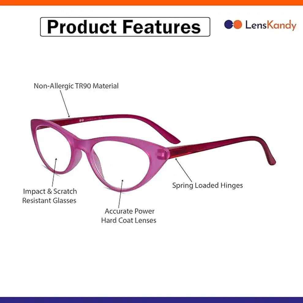 Cat eye Shape Reading Glasses for Women