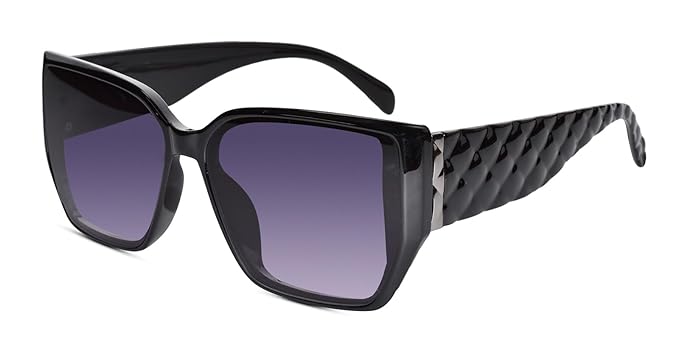 Bold Brown Designer Square Sunglasses