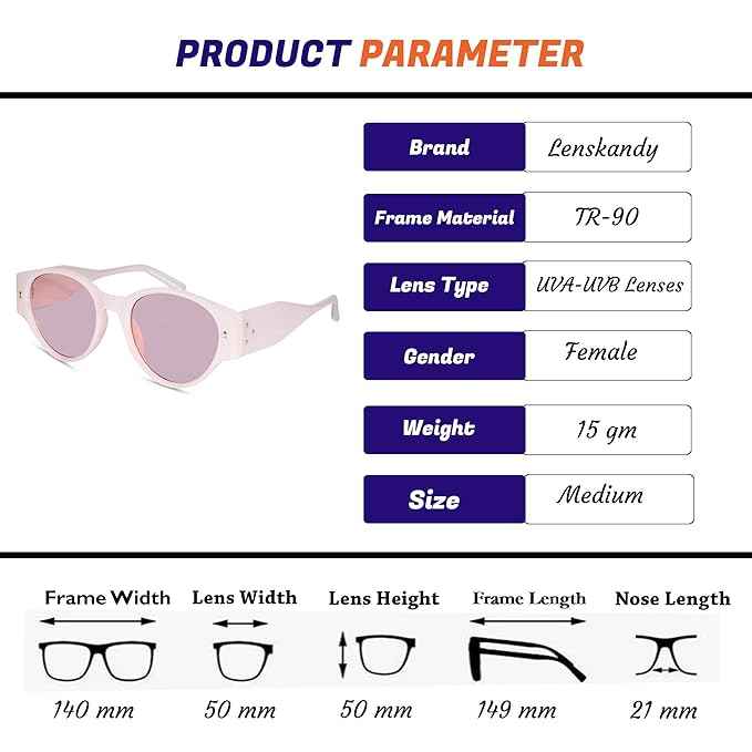 Black Cat eye Sunglasses For Women