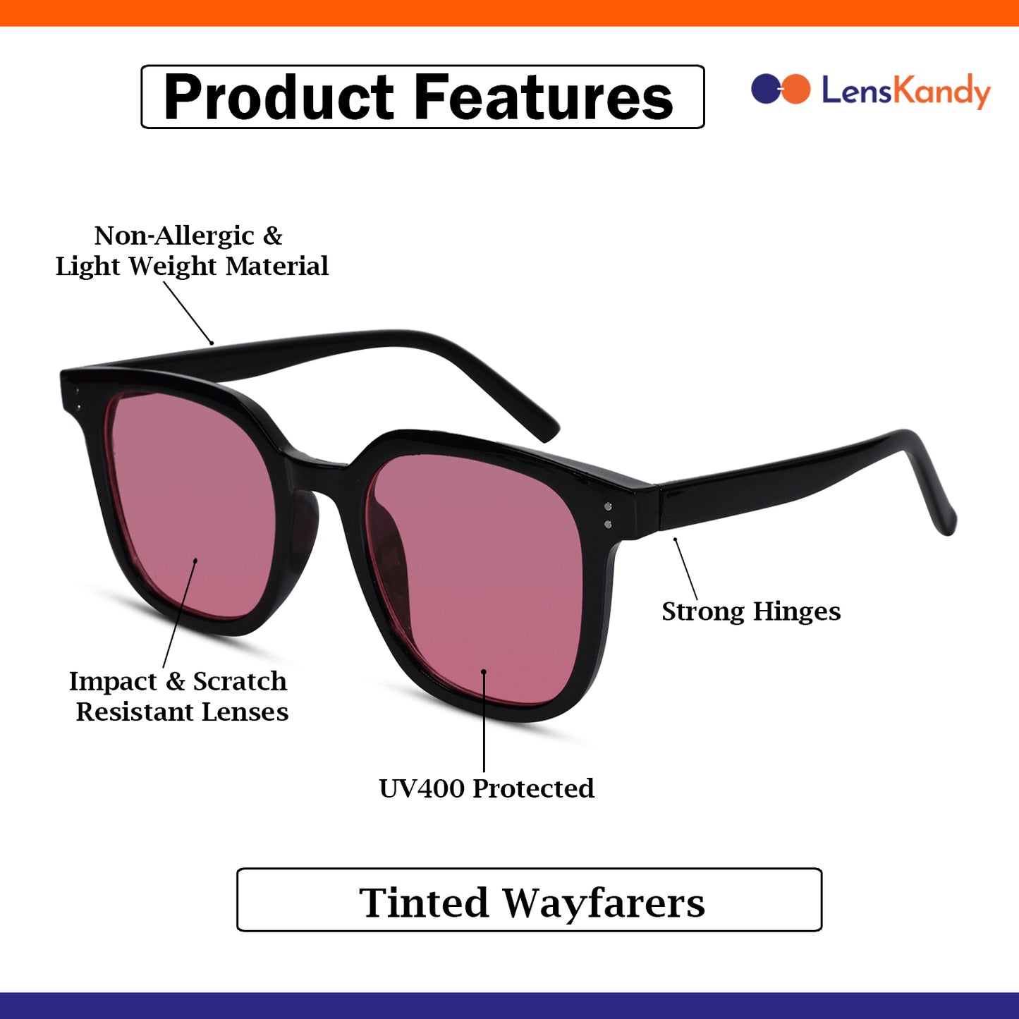 Black Rectangular Sunglasses Trending For Men