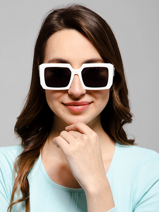 White Square Sunglasses For Men & Women