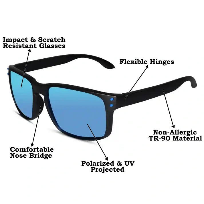 Polarized Sports Sunglasses For Men & Women