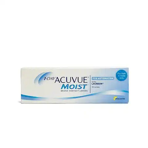 Acuvue 1 Day MOIST for Astigmatism Daily Disposable Contact Lenses 30 lens box