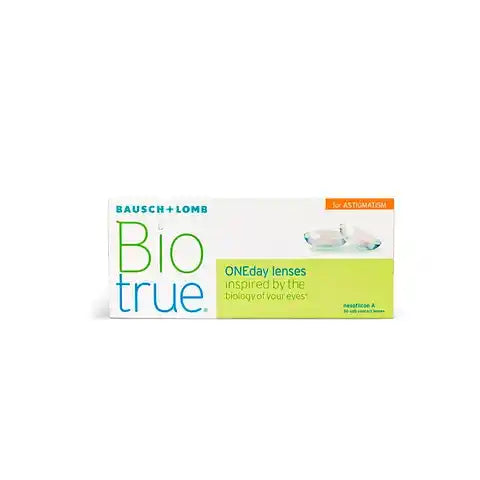 Bausch Lomb Bio True One day Lens for astigmatism 30 Lens box