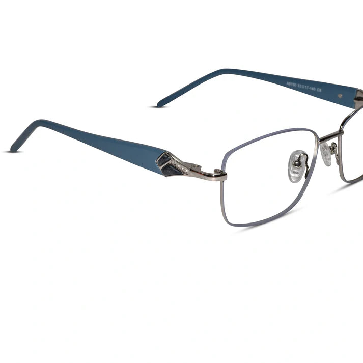 Red Designer Rimless Cat eye Eyeglasses For Women