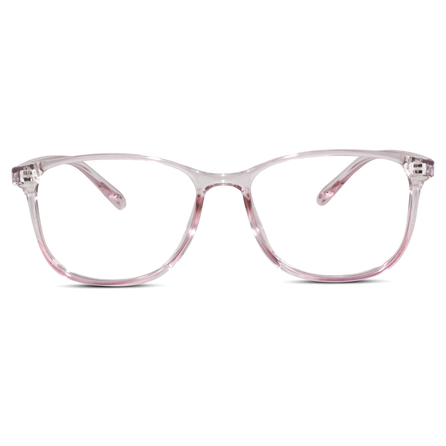 Crystal Pink Rectangular Eyeglasses & Computer glasses for men and women