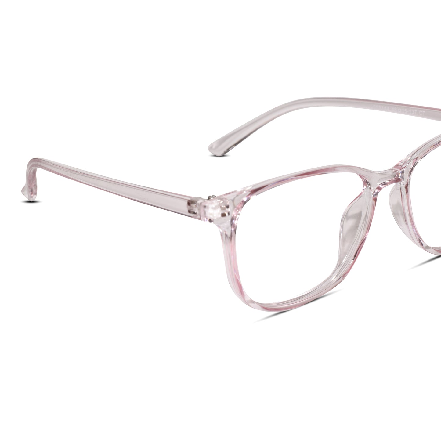 Crystal Pink Rectangular Eyeglasses & Computer glasses for men and women
