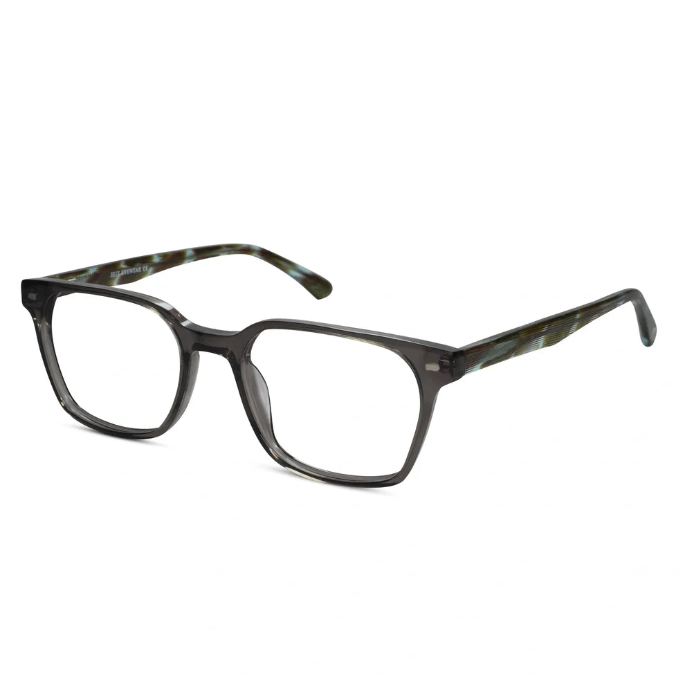 Animal Print Wayfarer Clip On Eyeglasses For Men & Women