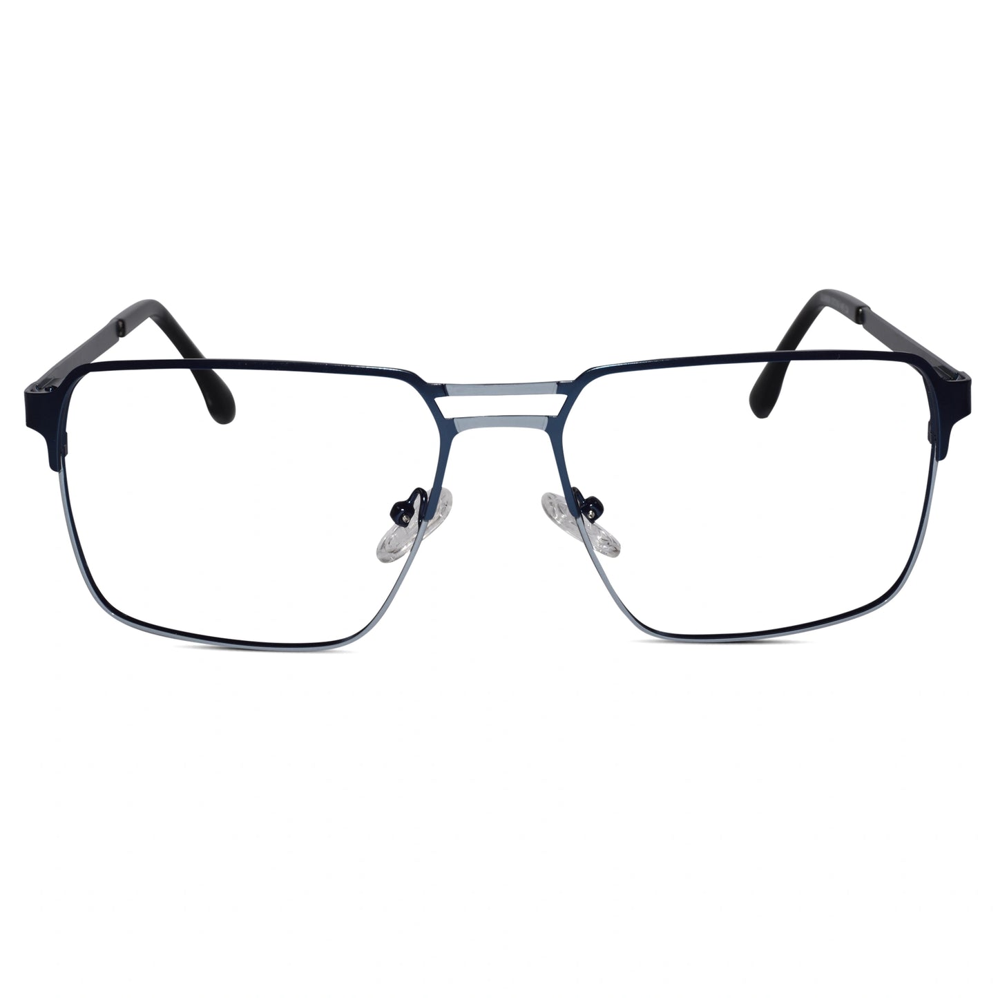 Blue Rectangular Eyeglasses & Computer Glasses For Men