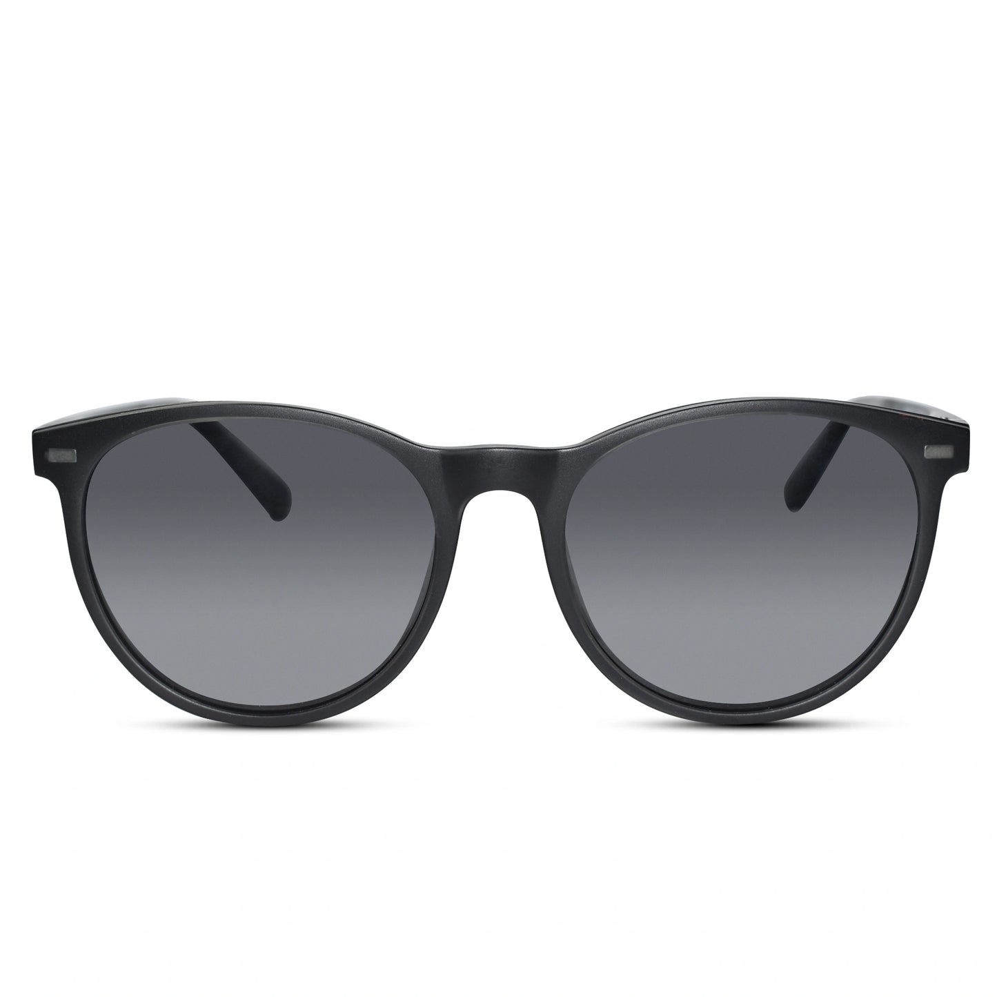 Brown Clip On Round Eyeglasses For Men & Women