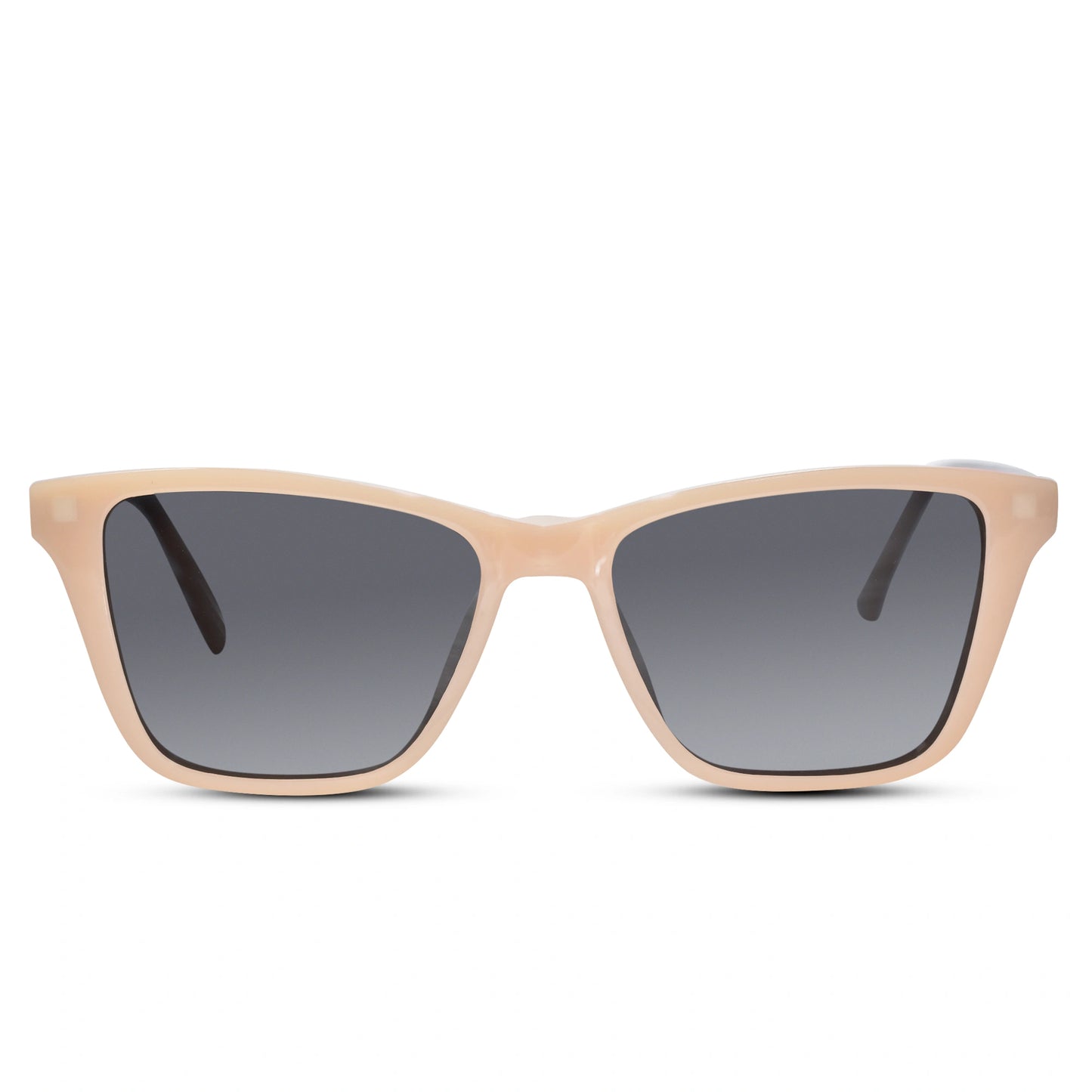 Shiny Cat eye Pink Clip On Eyeglasses For Women