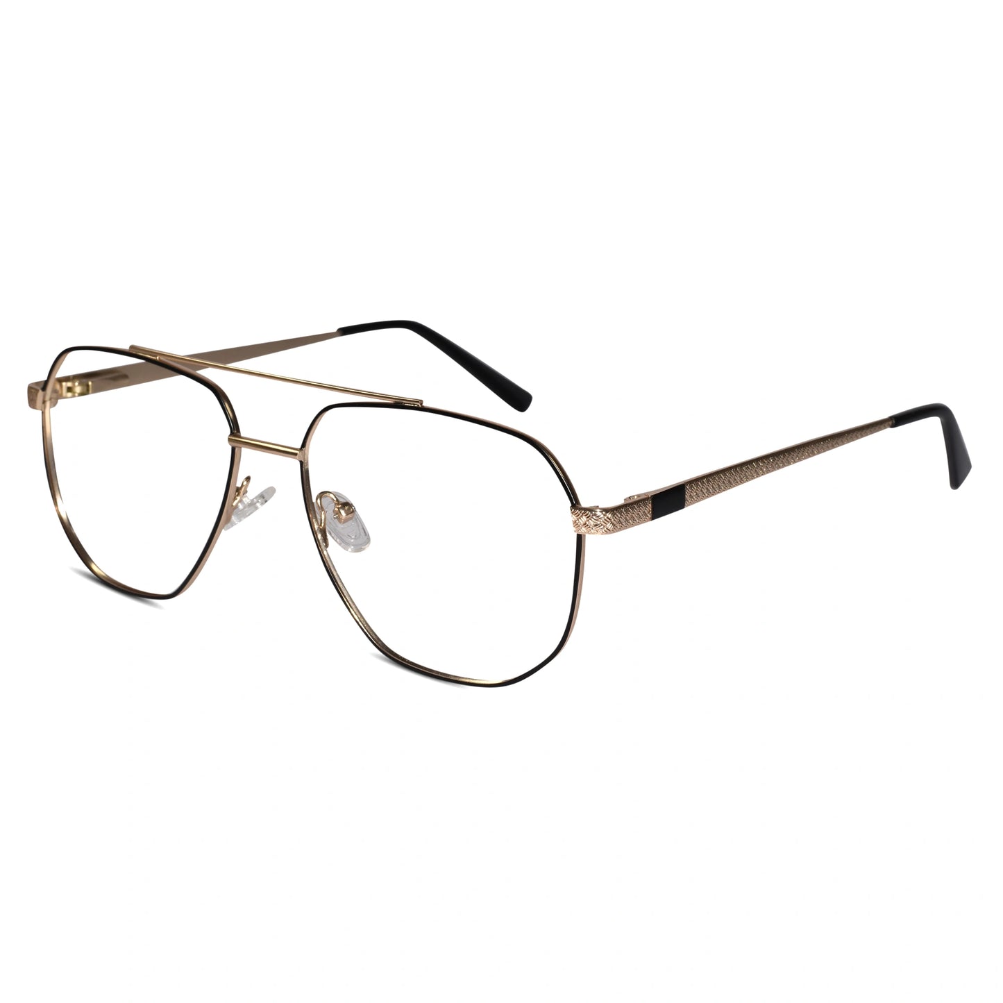 Gold Aviator Eyeglasses & Computer Glasses For Men