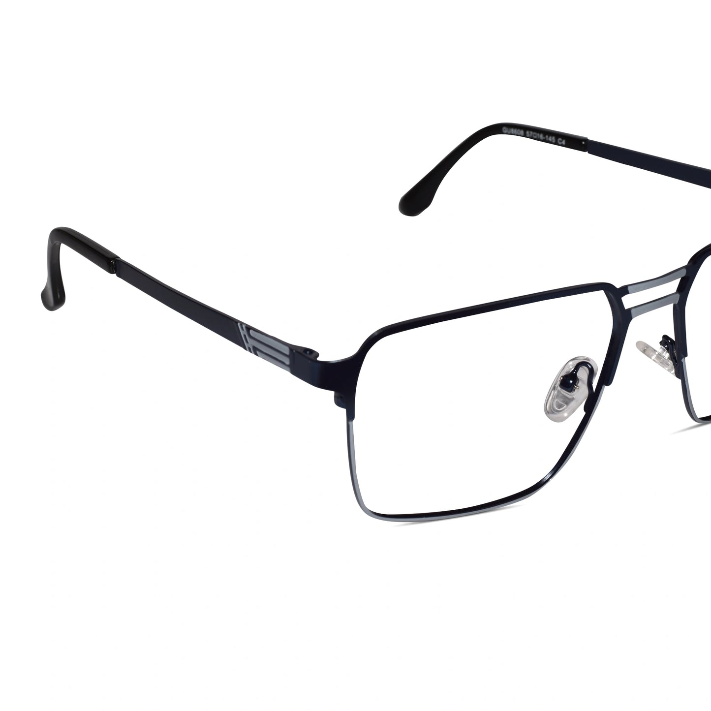 Blue Rectangular Eyeglasses & Computer Glasses For Men