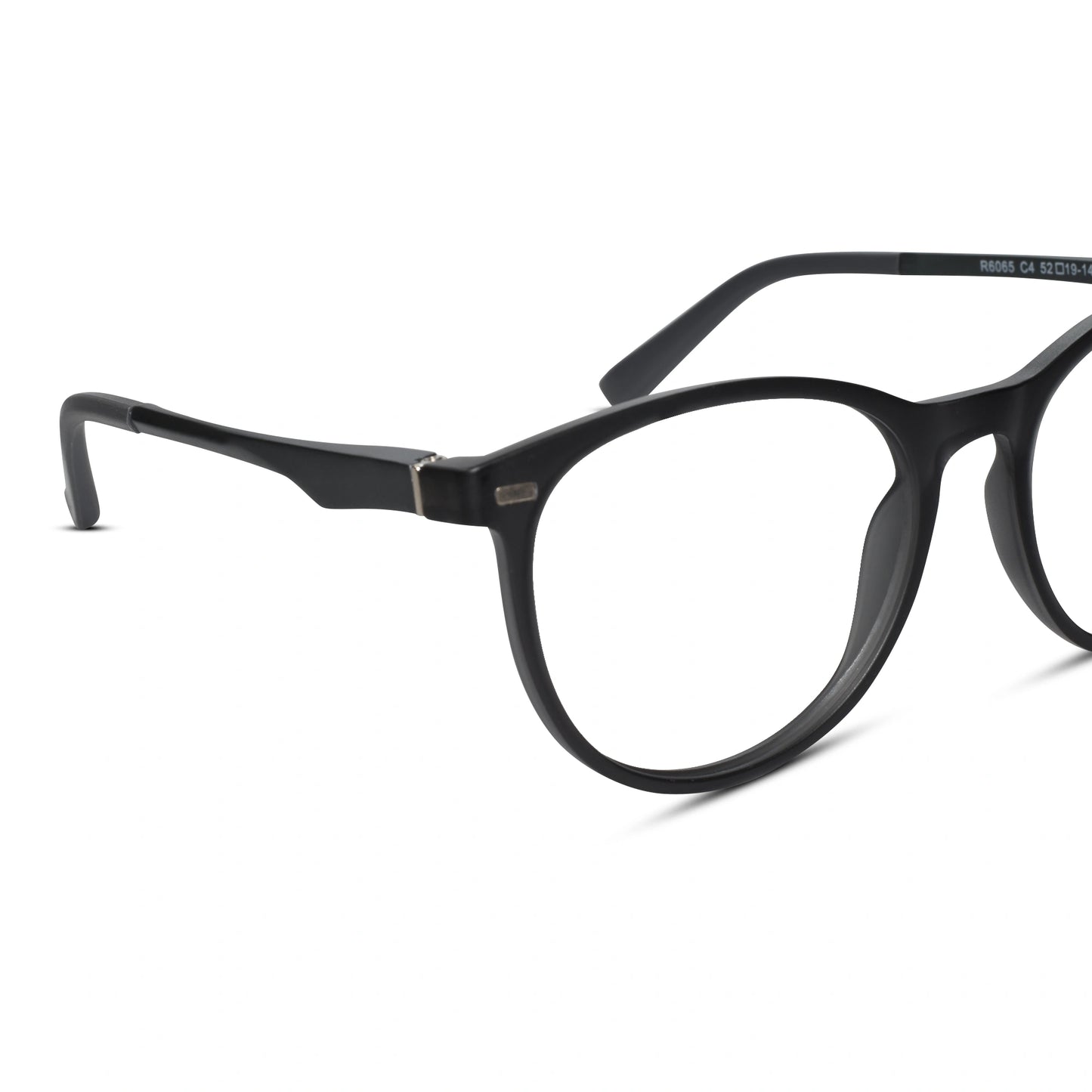 Brown Clip On Round Eyeglasses For Men & Women