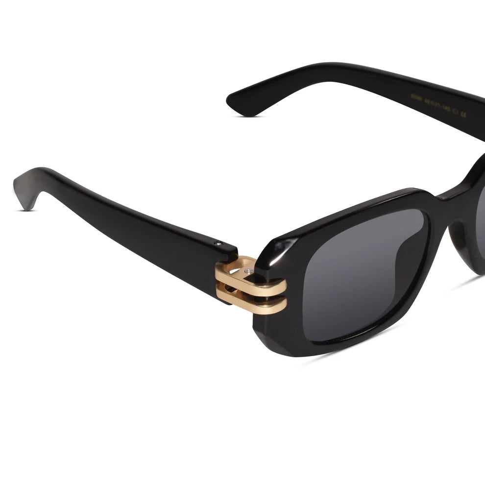 White Bold Rectangular Sunglasses for women & men