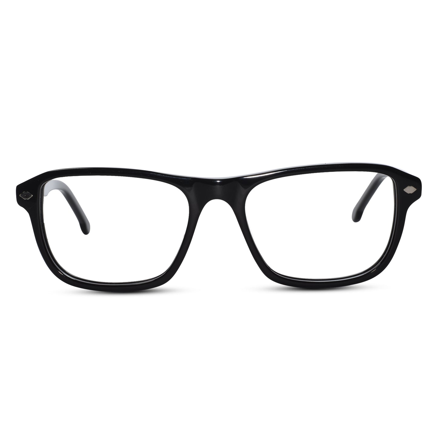 Black clip on Eyeglasses for Men & Women