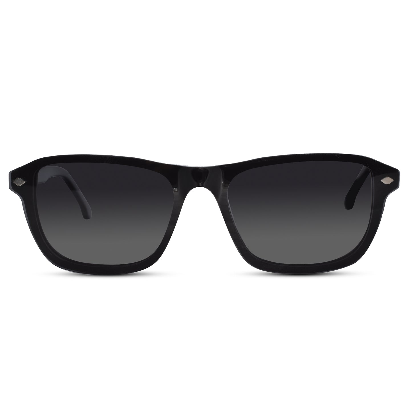 Black clip on Eyeglasses for Men & Women