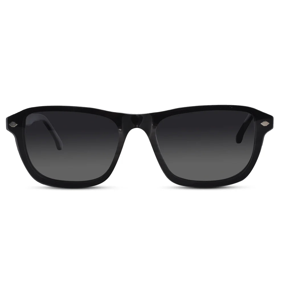 Clip On Transparent Rectangle Eyeglasses