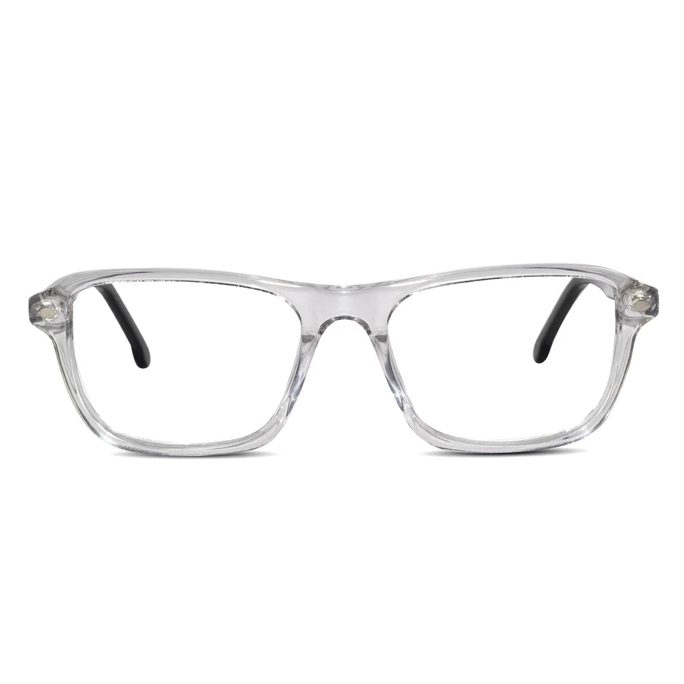 Black clip on Eyeglasses for Men & Women