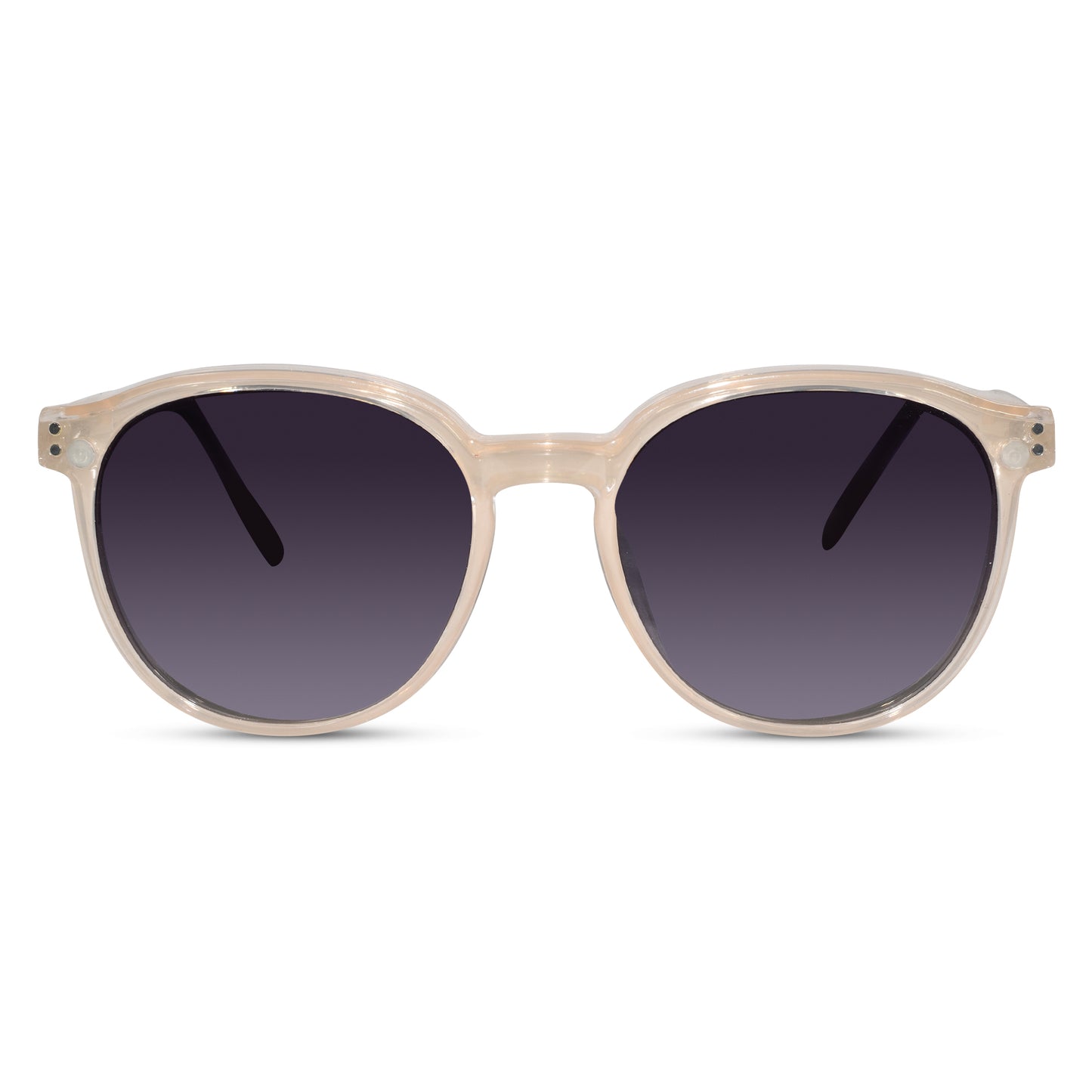 Clip on round eyeglasses for men & women