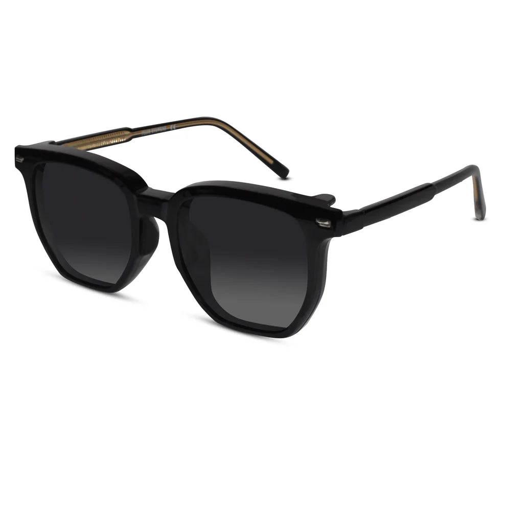 Clip on wayfarer eyeglasses for men & women