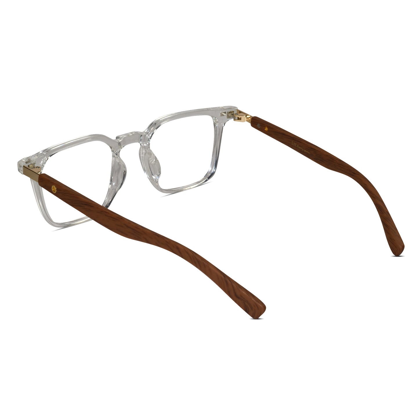 Designer Transparent Rectangular Eyeglasses