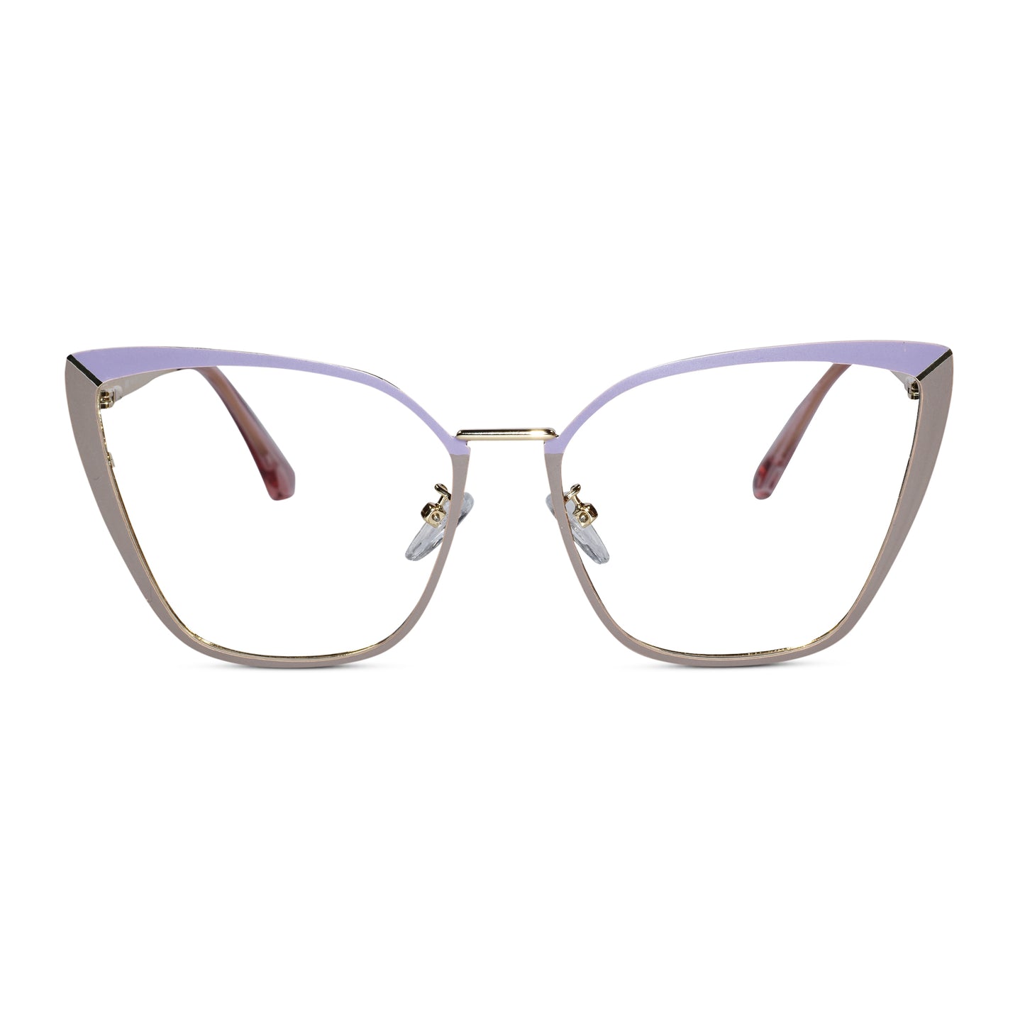 Crystal Pink Cat eye Eyeglasses For Women